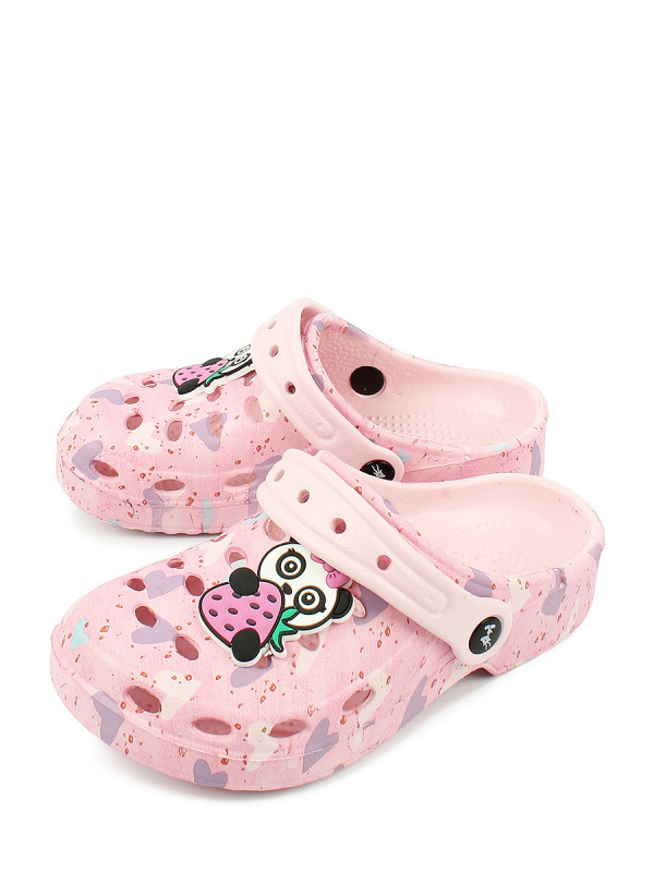 Туфли Antilopa кроксы для девочки QL950KP Light pink